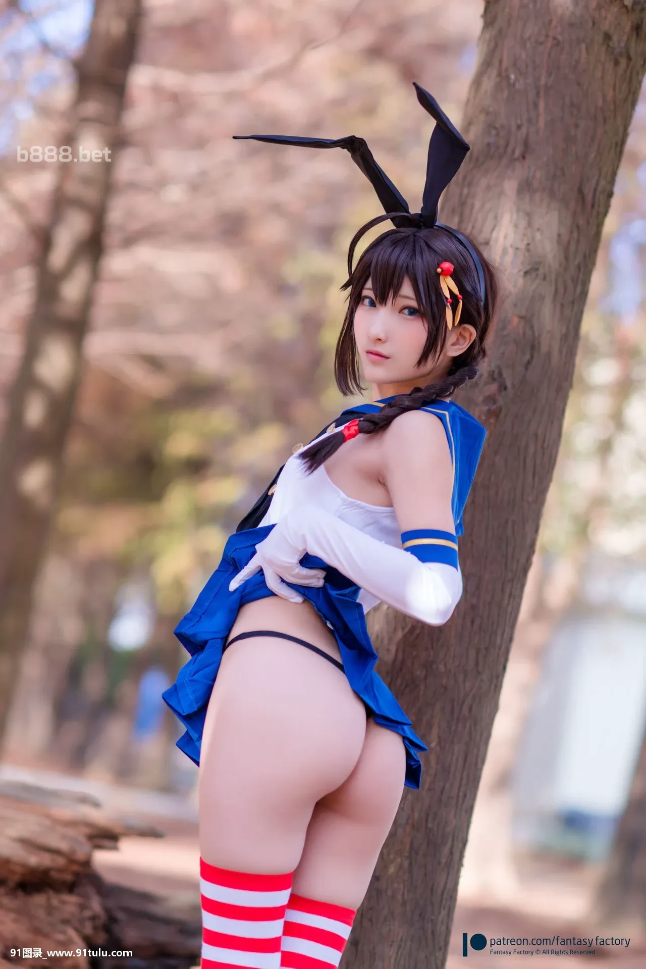 Shigure Cosplay [小丁Ding] [65P][ハワイ ハレクラニ ホテル 写真]