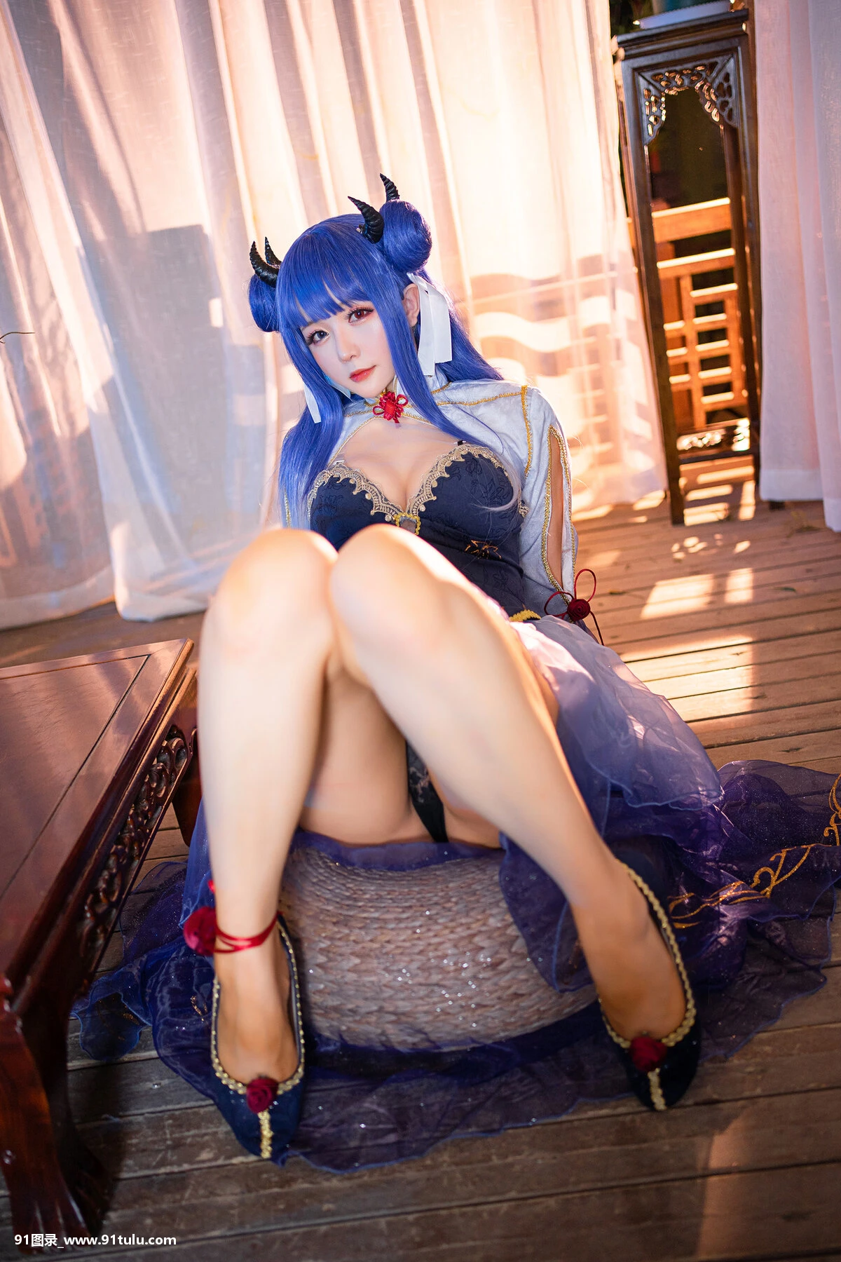 Cosplay [星之迟迟] 伊吹 Ibuki Azur Lane [25P][dsc wx500 写真]