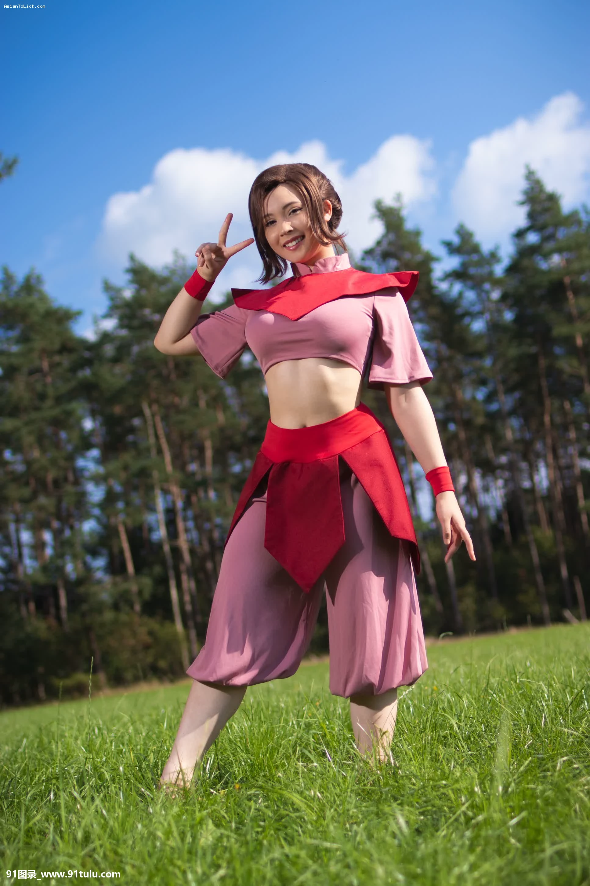 Virtual Geisha   Ty Lee   Avatar The Last Airbender Nude Cosplay [55P][走光]
