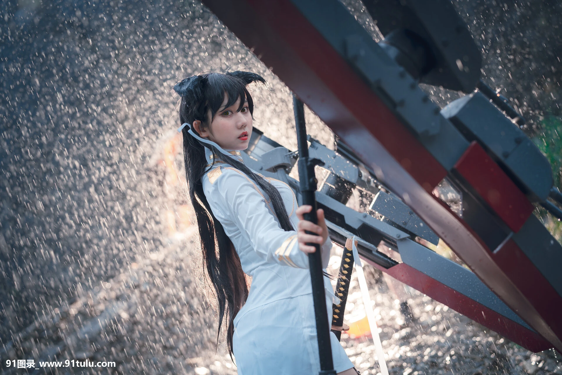 Cosplay [镜酱_kagami] 爱宕 Atago Azur Lane [16P][photoshop 眠い 写真]