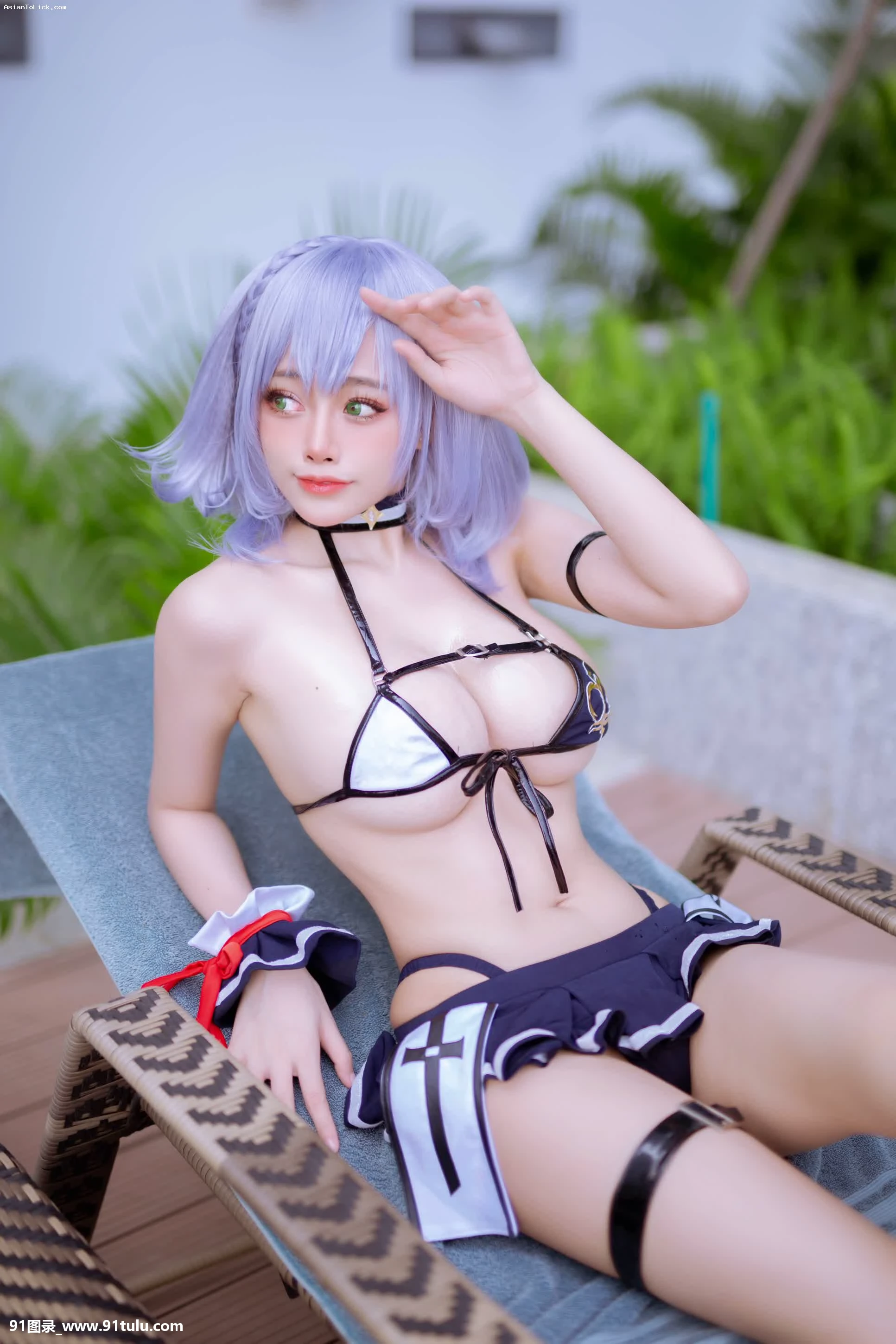 白银诺艾尔   Bikini Cosplay [27P][ゴルフ 写真 アプリ]