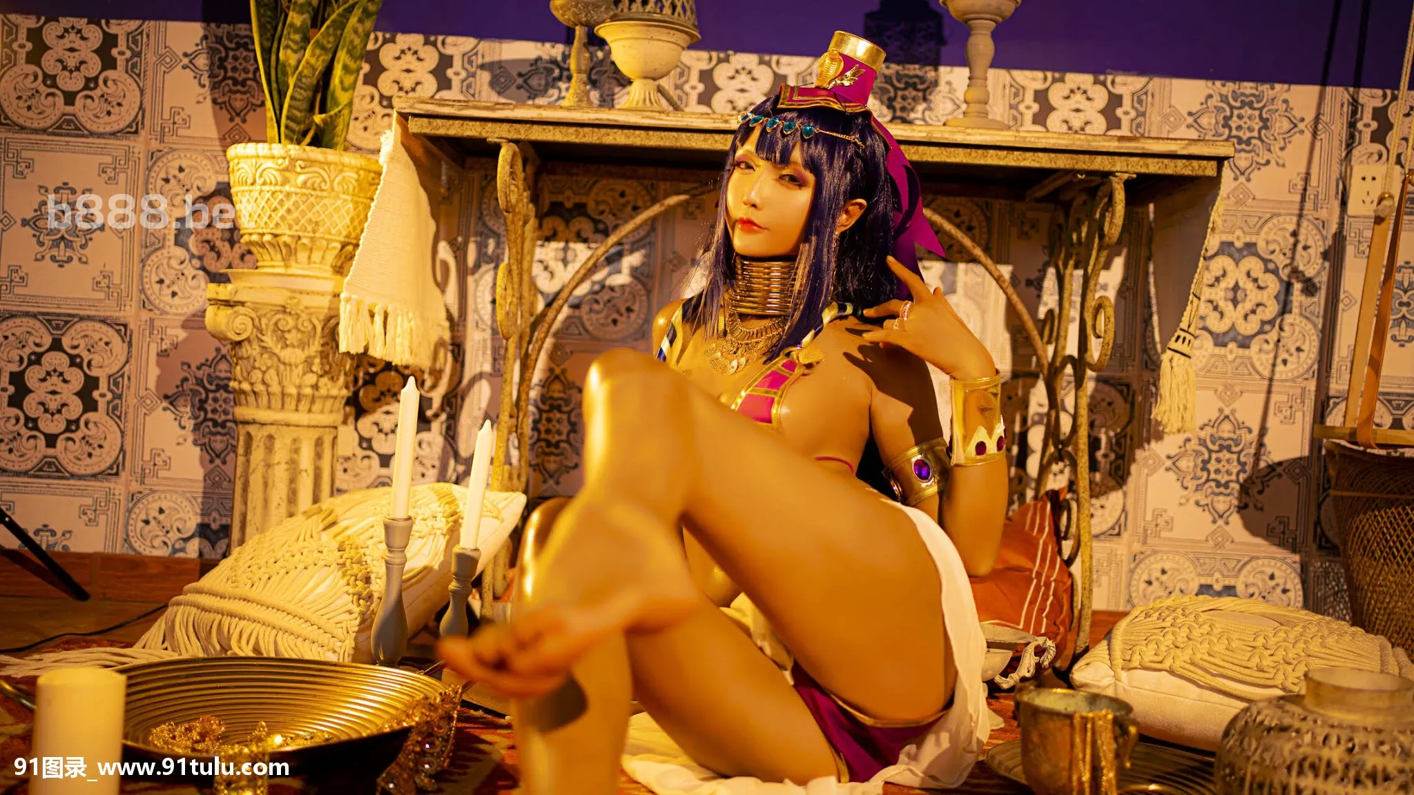 Cosplay [星之迟迟] 特里奥姬 [20P][写真 スタジオ 台東 区]